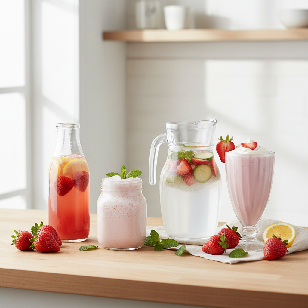 Boisson à la fraise : 7 recettes maison fraîches et gourmandes